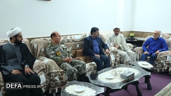 دیدار استاندار قم با دو تن از راویان پیشکسوت ارتش