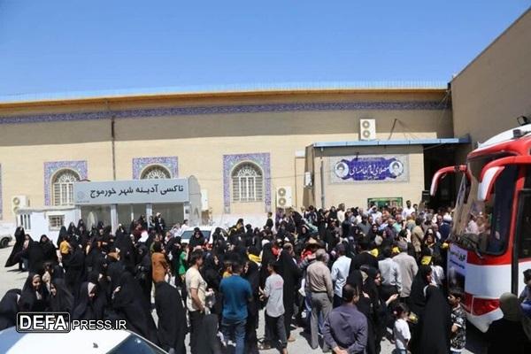 کاروان زیارتی «آدینه حسینی» وارد خورموج شد
