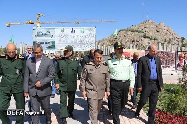 بازدید سردار «کارگر» از پروژه عمرانی احداث موزه دفاع مقدس و مقاومت خراسان رضوی