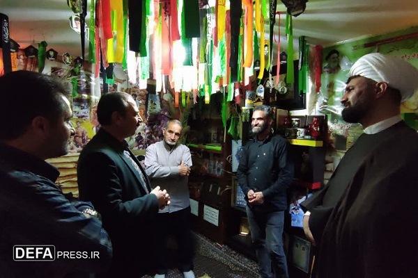 دیدار امام جمعه بهار از بیت‌الشهدا + تصاویر