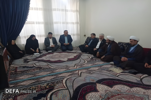 سرکشی محمدی از خانواده شهدا و ایثارگران در کهگیلویه و بویراحمد + تصاویر