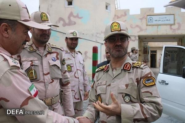 بازدید معاون طرح و برنامه مرزبانی از حوزه استحفاظی هنگ مرزی درگز+ تصاویر