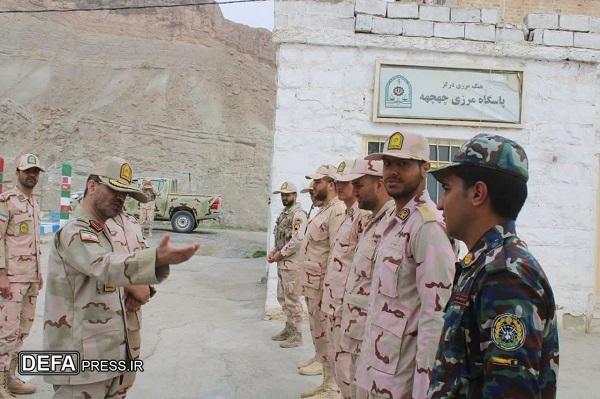بازدید معاون طرح و برنامه مرزبانی از حوزه استحفاظی هنگ مرزی درگز+ تصاویر