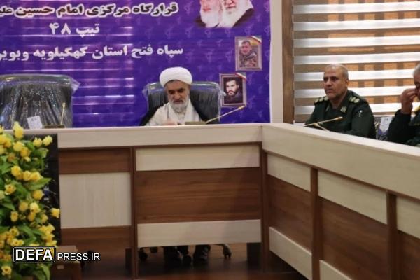 دیدار نوروزی مسئول نمایندگی ولی فقیه در سپاه فتح با فرمانده و رزمندگان تیپ ۴۸ فتح