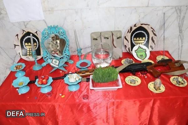چیدمان سفره هفت‌سین به سبک مدافعان وطن+ تصاویر