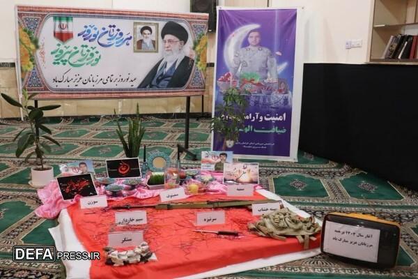 چیدمان سفره هفت‌سین به سبک مدافعان وطن+ تصاویر