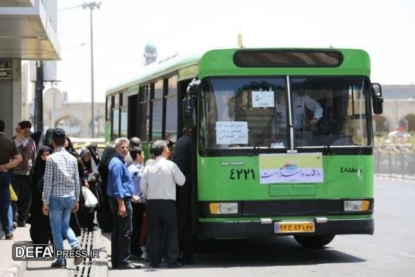 سرویس‌دهی رایگان ۴۱۰ دستگاه اتوبوس به راهپیمایان روز جهانی قدس در مشهد