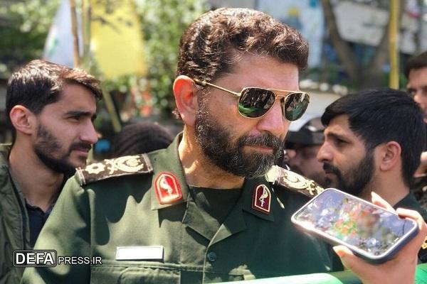 سردار حسن زاده: آمریکا بداند جبهه‌ای که چنین حمایت مردمی دارد قطعا پایدار و پیروز است