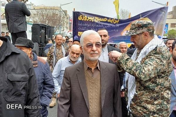 گام‌های استوار مردم تهران برای حمایت از مردم مظلوم فلسطین