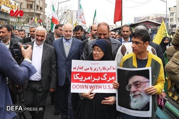 گام‌های استوار مردم تهران برای حمایت از مردم مظلوم فلسطین