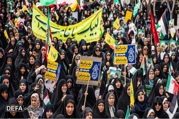 شکوه حضور مردم سمنان در راهپیمایی روز قدس
