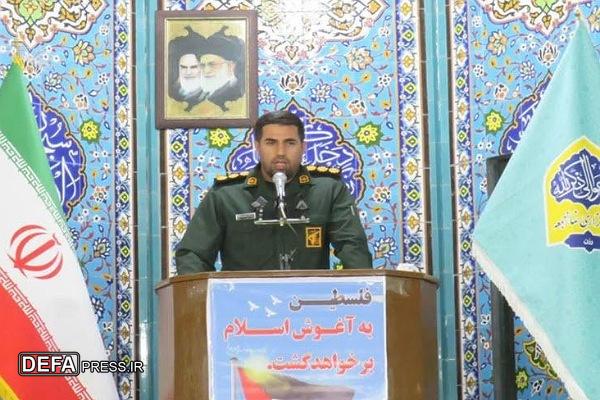فرمانده سپاه ناحیه رزن و درگزین: فلسطین مسئله اول مسلمانان جهان است