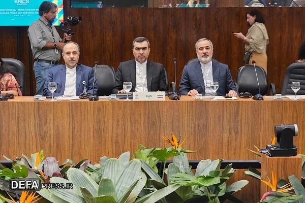 محکومیت تهدید‌های نظامی علیه ایران از سوی نشست خاورمیانه و شمال آفریقای بریکس