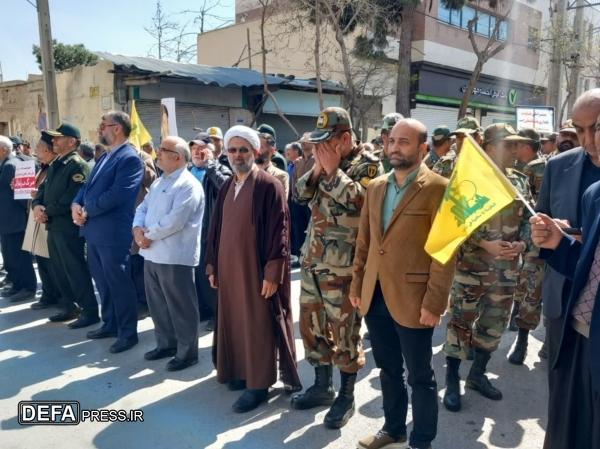 رئیس عقیدتی سیاسی گروه ۴۴ توپخانه نزاجا: روز قدس روز دفاع از حقوق بشر مردم فلسطین است