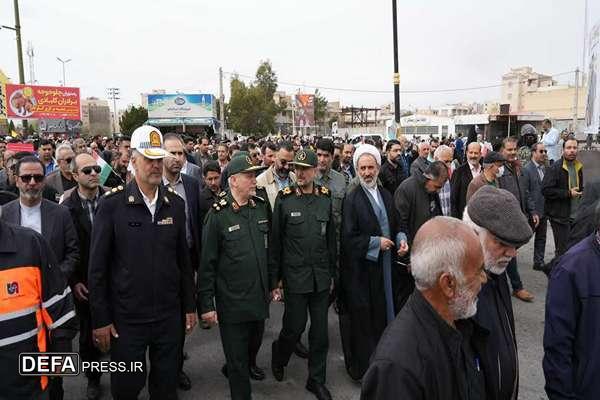 سفرنامه دستیار و مشاور عالی فرمانده معظم کل قوا در روز جهانی قدس به استان سمنان
