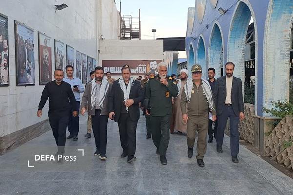 ادای احترام معاون هماهنگ‌کننده و امور مجلس بنیاد به شهدای خوزستان