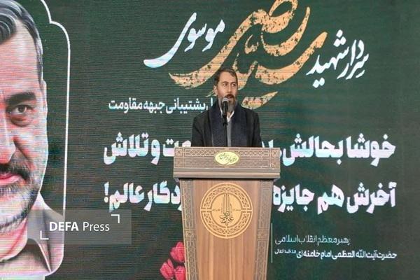 دومین سالگرد شهید سرافراز سید رضی موسوی در مهدیشهر برگزار شد