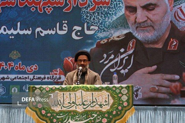 طاهری: امروز کشور به مکتب حاج قاسم برای مقابله با دشمن نیاز دارد طاهری: امروز کشور به مکتب حاج قاسم برای مقابله با دشمن نیاز دارد