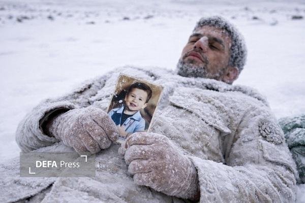 بابایی که در برف شهید شد