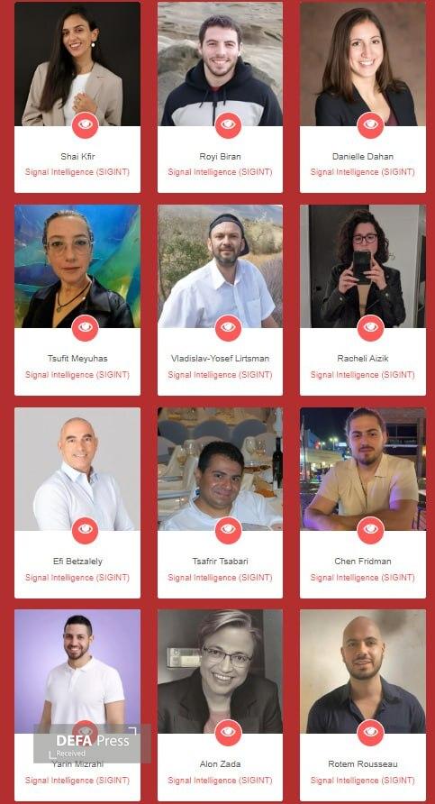 هویت ۱۵ مأمور اطلاعات سیگنالی رژیم صهیونیستی فاش شد