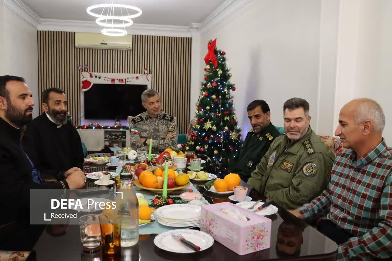 دیدار مسئول سازمان پیشکسوتان دفاع مقدس و مقاومت با جانباز رزمنده مسیحی