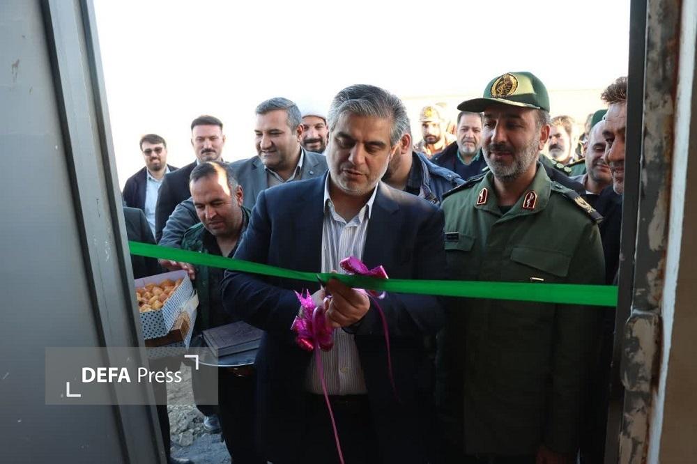 افتتاح پروژه لوله‌گذاری باغات روستای حسین‌آباد کمیجان