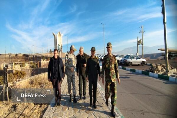 بازدید رئیس سازمان پیشکسوتان دفاع مقدس و مقاومت از موزه دفاع مقدس قزوین