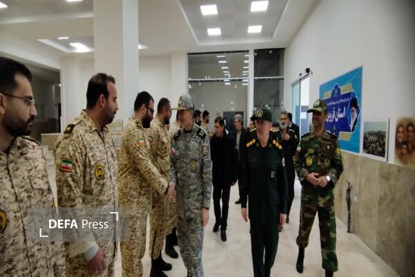 بازدید رئیس سازمان پیشکسوتان دفاع مقدس و مقاومت از موزه دفاع مقدس قزوین