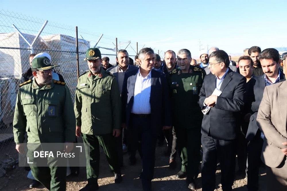 افتتاح نیروگاه خورشیدی ۳۸۰ کیلوواتی میلاجرد با حضور سردار حزنی