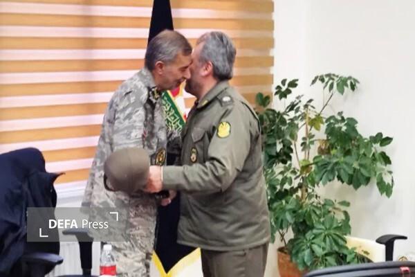 سرگرد «لطفی زاده» فرمانده سابق موزیک تیپ ۱۱۶ قزوین مورد تجلیل قرار گرفت