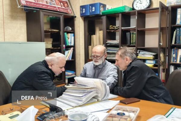 تجلیل مدیرکل حفظ آثار دفاع مقدس قزوین از پیشکسوتان همراه در برگزاری شب وداع شهدای گمنام