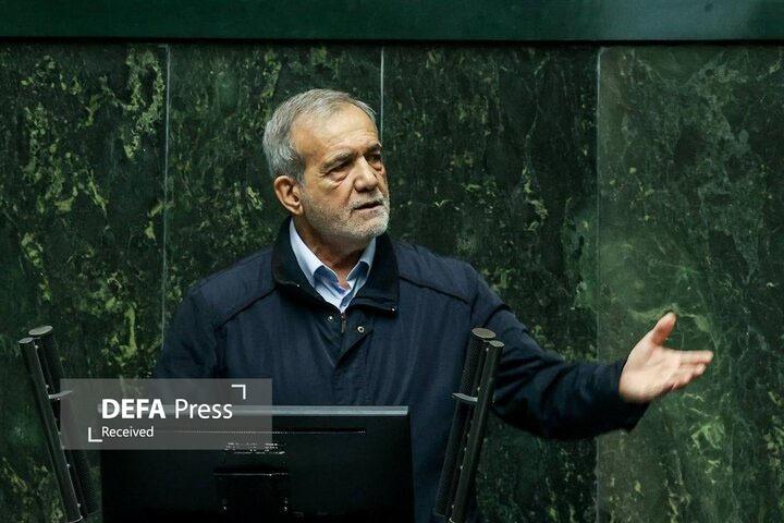 پزشکیان در مجلس: سازوکار جدید برای مدیریت علمی آب تدوین شده است پزشکیان در مجلس: سازوکار جدید برای مدیریت علمی آب تدوین شده است