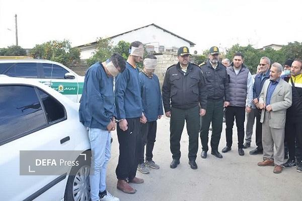 دستگیری سارقان ۱۷۰۰ متر کابل مسی هوایی در بابلسر دستگیری سارقان ۱۷۰۰ متر کابل مسی هوایی در بابلسر