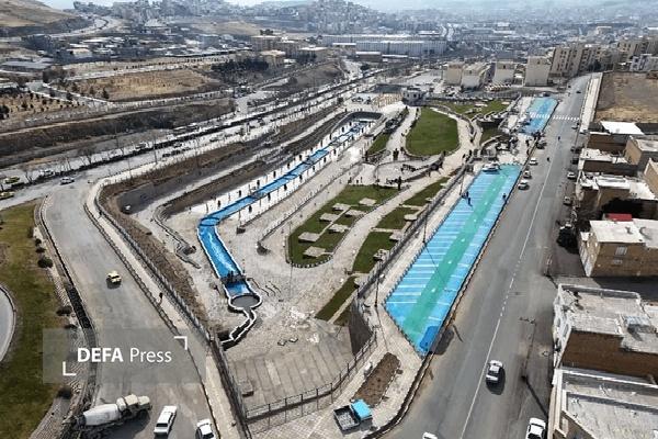 بوستان پنج هکتاری معلم در شهر سنندج افتتاح شد