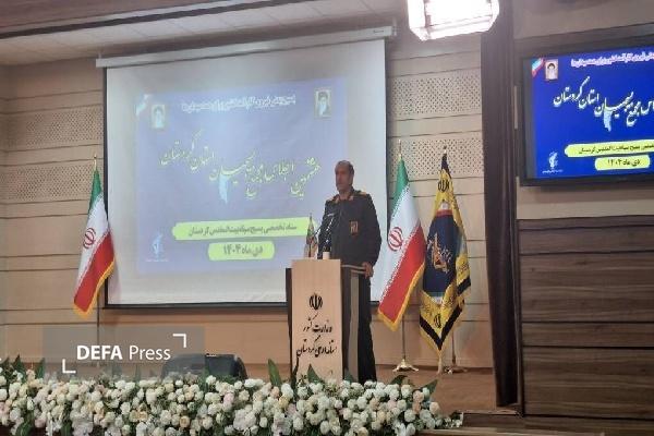 فرمانده سپاه کردستان: اتحاد ملی توطئه‌های دشمنان را ختثی می‌کند