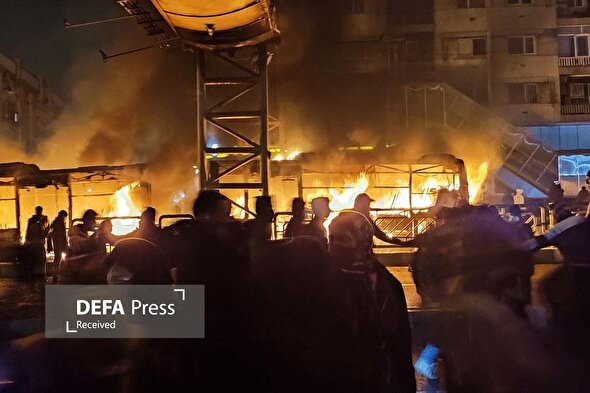 فیلم/ صحنه‌هایی از ایجاد التهاب و اغتشاش در خیابان‌های تهران