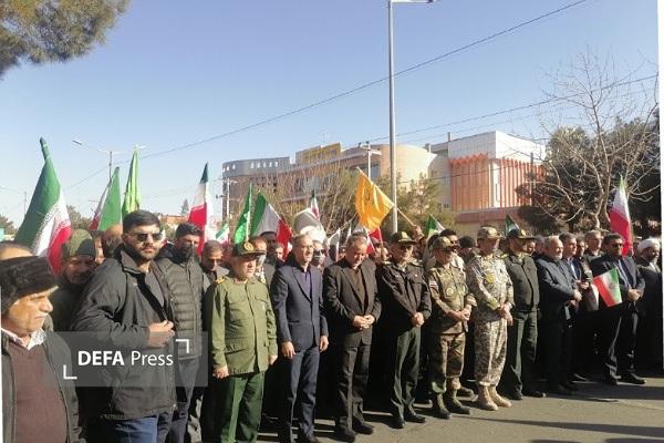 راهپیمایی انزجار مردم خراسان‌جنوبی نسبت به اغتشاشات+تصاویر و فیلم