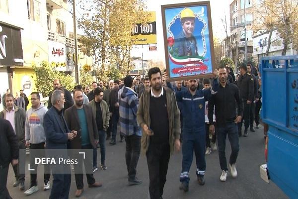 تشییع پیکر شهید «محمدی» در قائمشهر تشییع پیکر شهید «محمدی» در قائمشهر