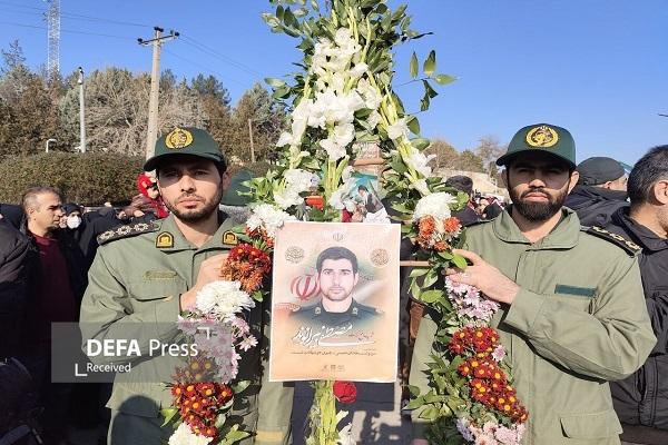 شهید امنیت در خرم آباد تشییع شد شهید امنیت در خرم آباد تشییع شد