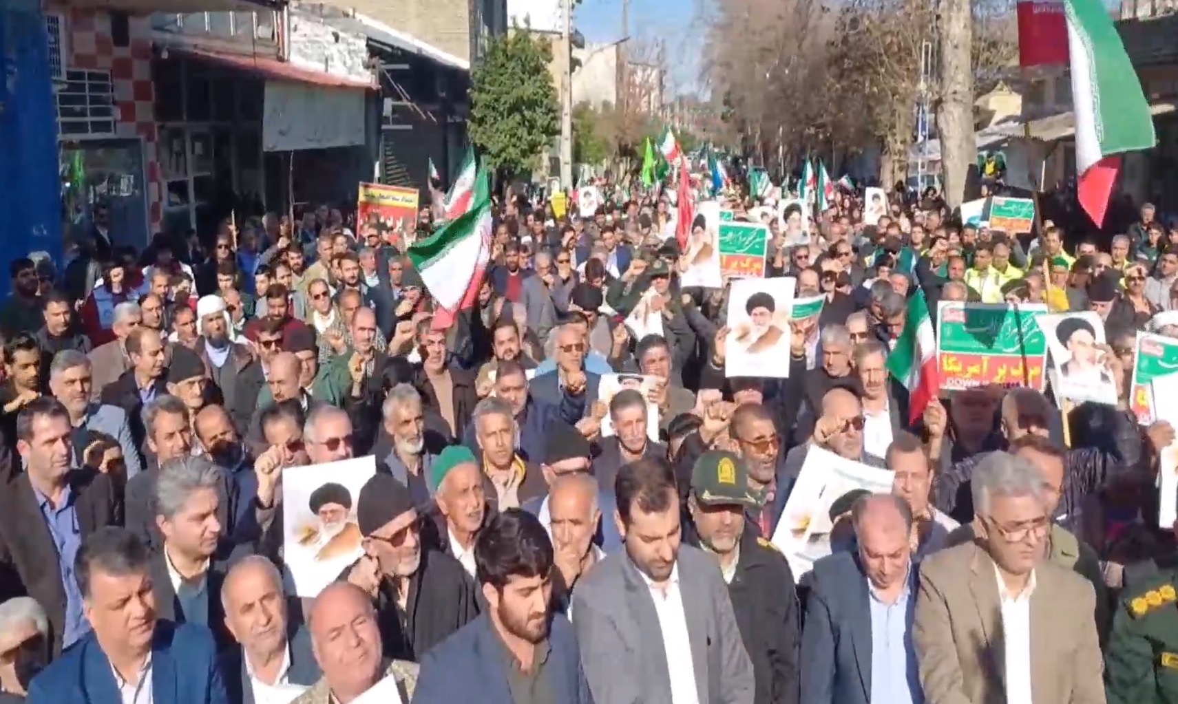 خیزش سراسری ملت ایران علیه تروریسم آمریکایی- صهیونی