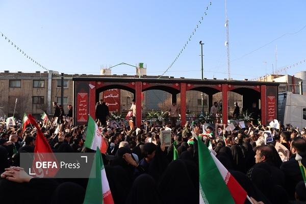 هم‌صدایی مشهد مظلوم با شهدای اقتدار و امنیت ایران+ فیلم