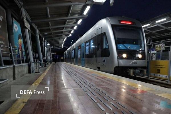 آغاز مجدد فعالیت قطار شهری مشهد از ۲۷ دی آغاز مجدد فعالیت قطار شهری مشهد از ۲۷ دی