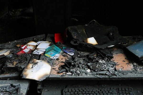 وقتی دشمن از نام شهید هم می‌ترسد/ انتشارات دارخوین در آتش اغتشاشات سوخت