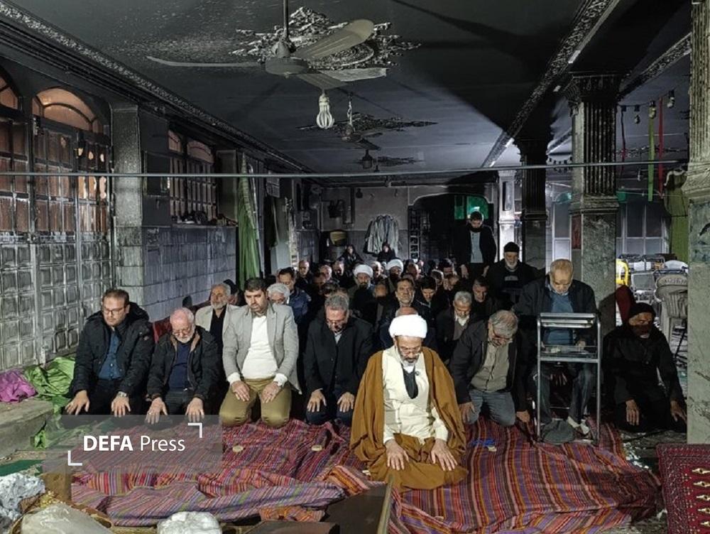 محلاتیها در محکومیت اهانت تروریستها به مقدسات و مساجد تجمع کردند محلاتیها در محکومیت اهانت تروریستها به مقدسات و مساجد تجمع کردند