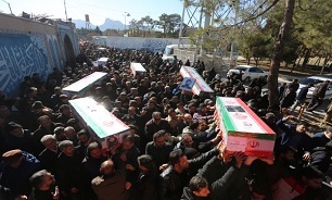 تصاویر/ تشییع پیکر مطهر هفت شهید مردمی اغتشاشات اخیر در اصفهان