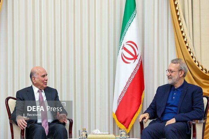 دیدار وزیر امور خارجه عراق با «قالیباف» و «لاریجانی»