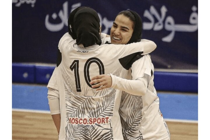 پیروزی مقتدرانه بانوان فولاد هرمزگان مقابل گلبرگ تاکستان