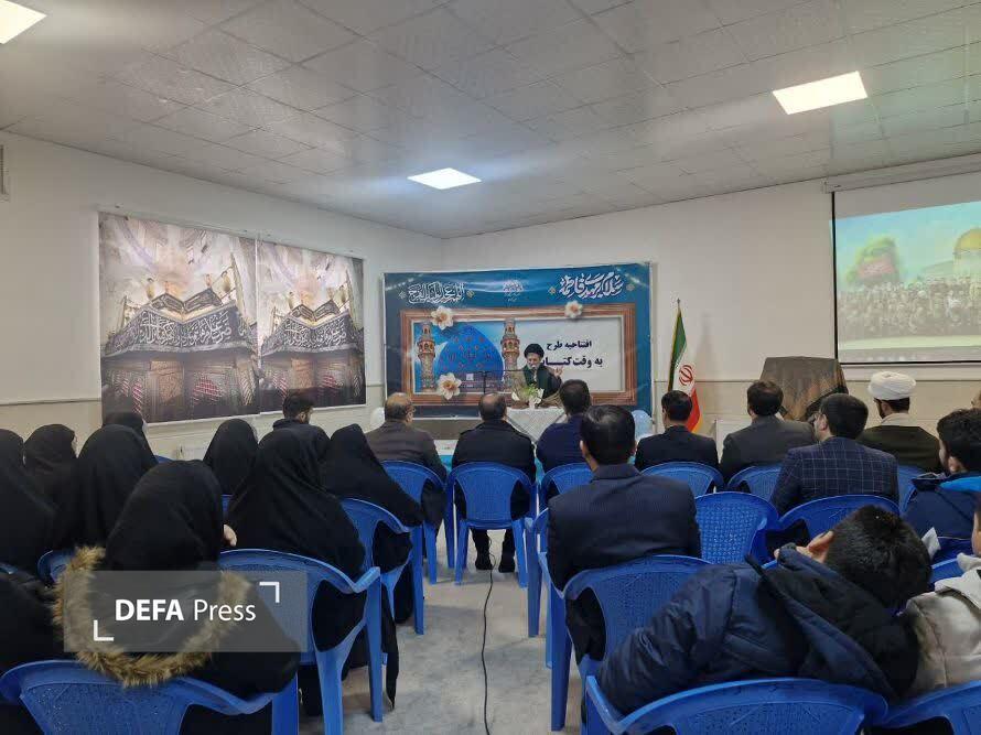 آئین افتتاحیه طرح «به وقت کتاب»  توسط سازمان مدارس الگوی صالح در استان مرکزی + تصاویر