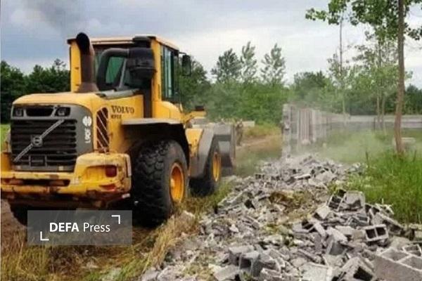 آزادسازی ۱۵ هزار متر اراضی جنگلی در تنکابن 