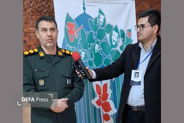 ترویج فرهنگ ایثار و شهادت، یکی از رسالت‌های تئاتر بسیج است